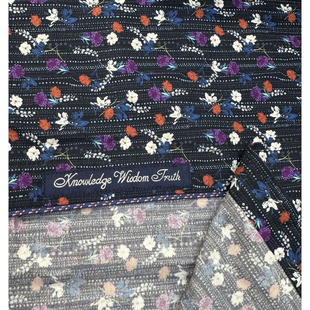 NWT Robert Graham EGGER Floral Modern‎ Americana Tailored Fit Shirt 2XL $178 - Picture 9 of 11